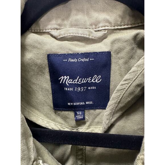 Madewell Women's Outbound Desert Olive Green Utility Jacket size XS - Picture 7 of 8